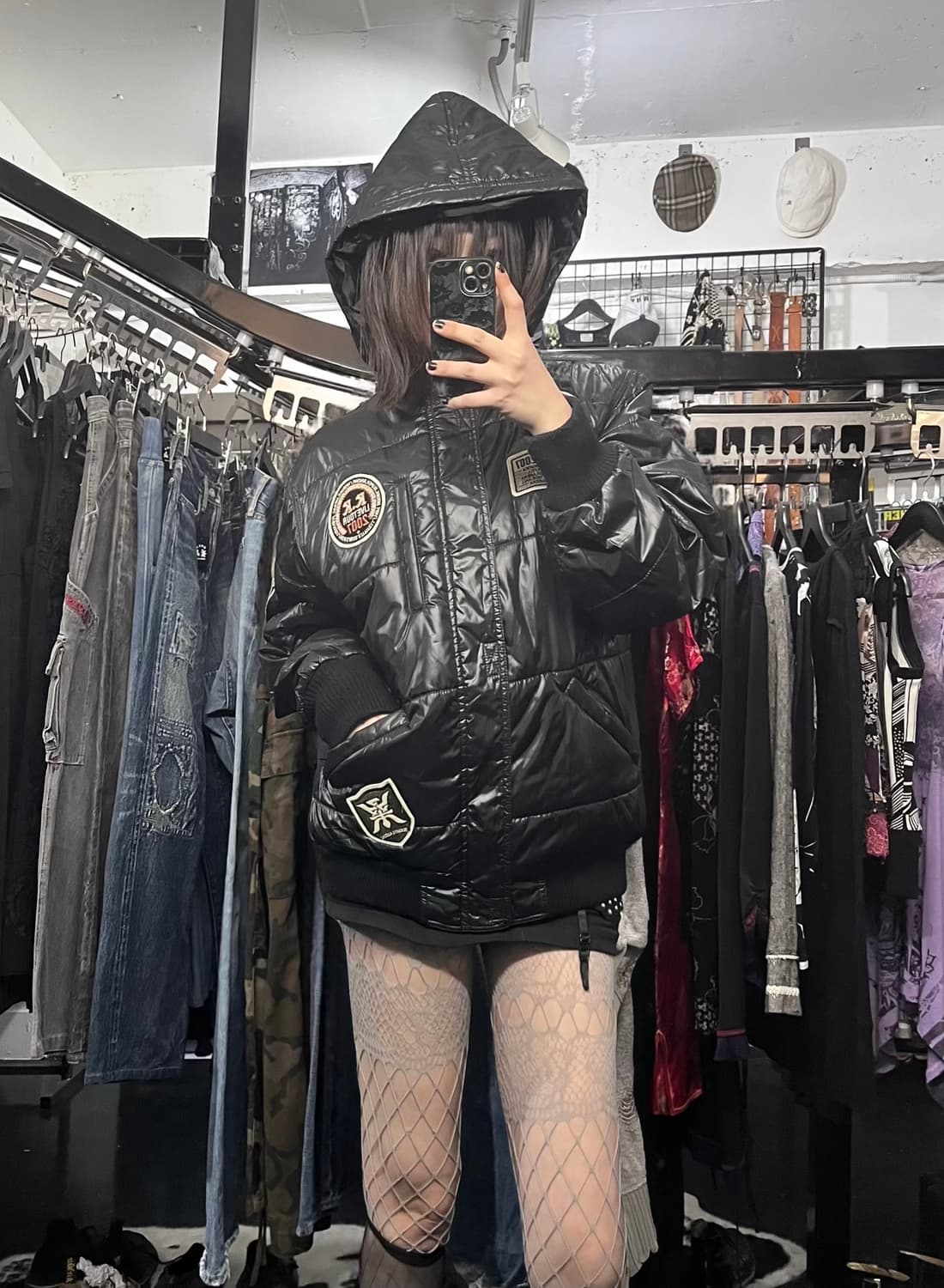 글로우 후드 패딩 상품이미지1