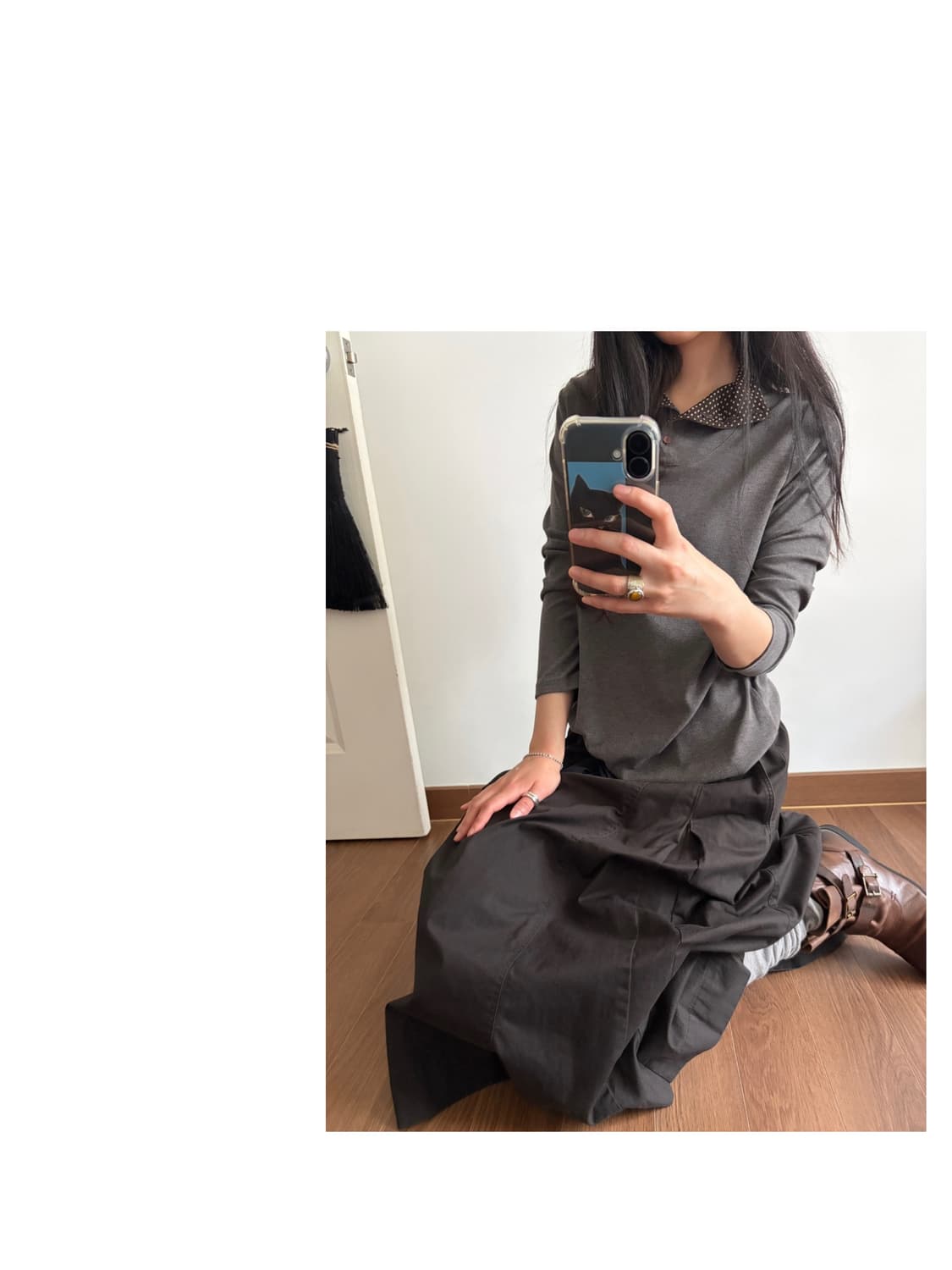 dot point rib top 상품이미지2