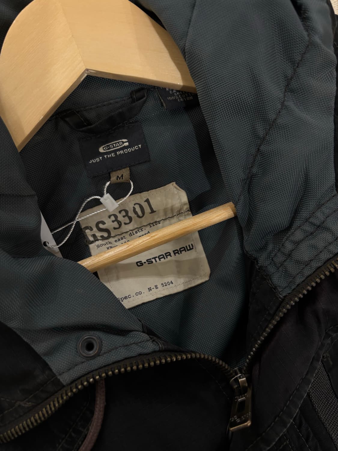 G-Star Raw 블랙 봄버 자켓 M 상품이미지10