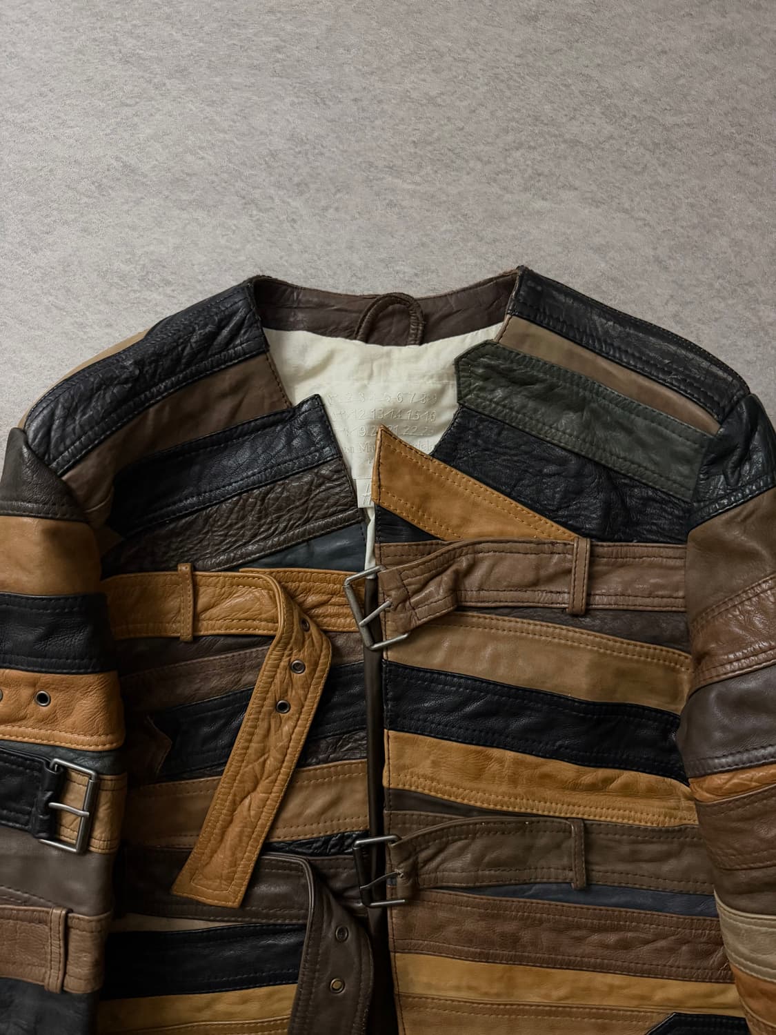 12AW 마르지엘라 벨트 레더자켓 상품이미지3