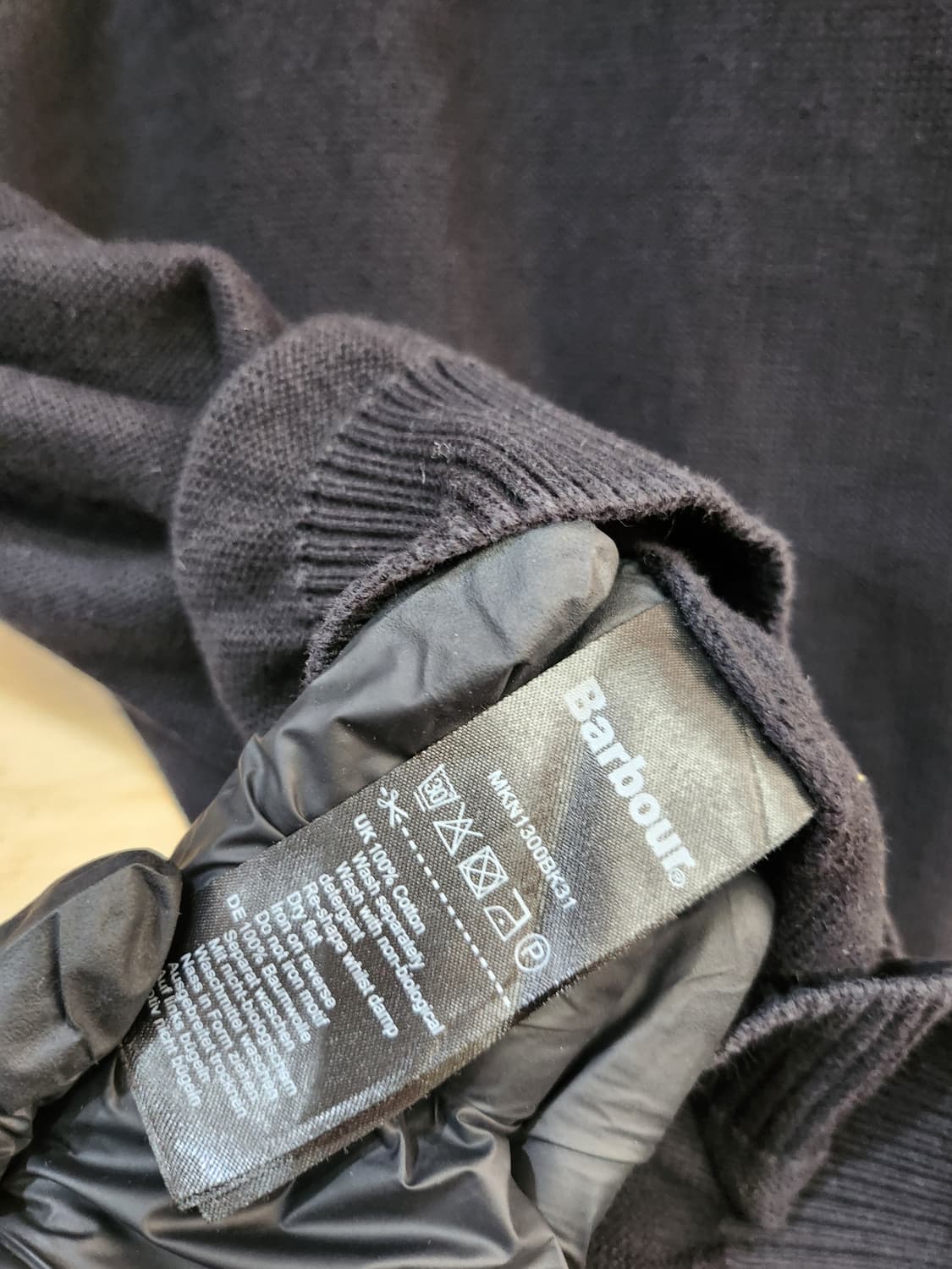 496) 바버 Barbour 남성 반집업 니트 상품이미지6