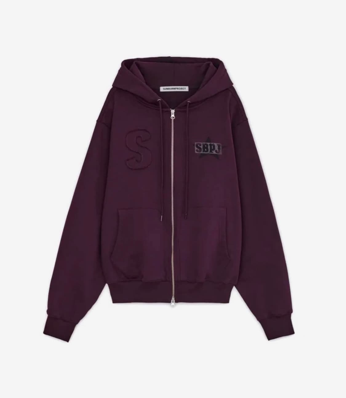 썬번프로젝트 후드집업 퍼플 상품이미지1