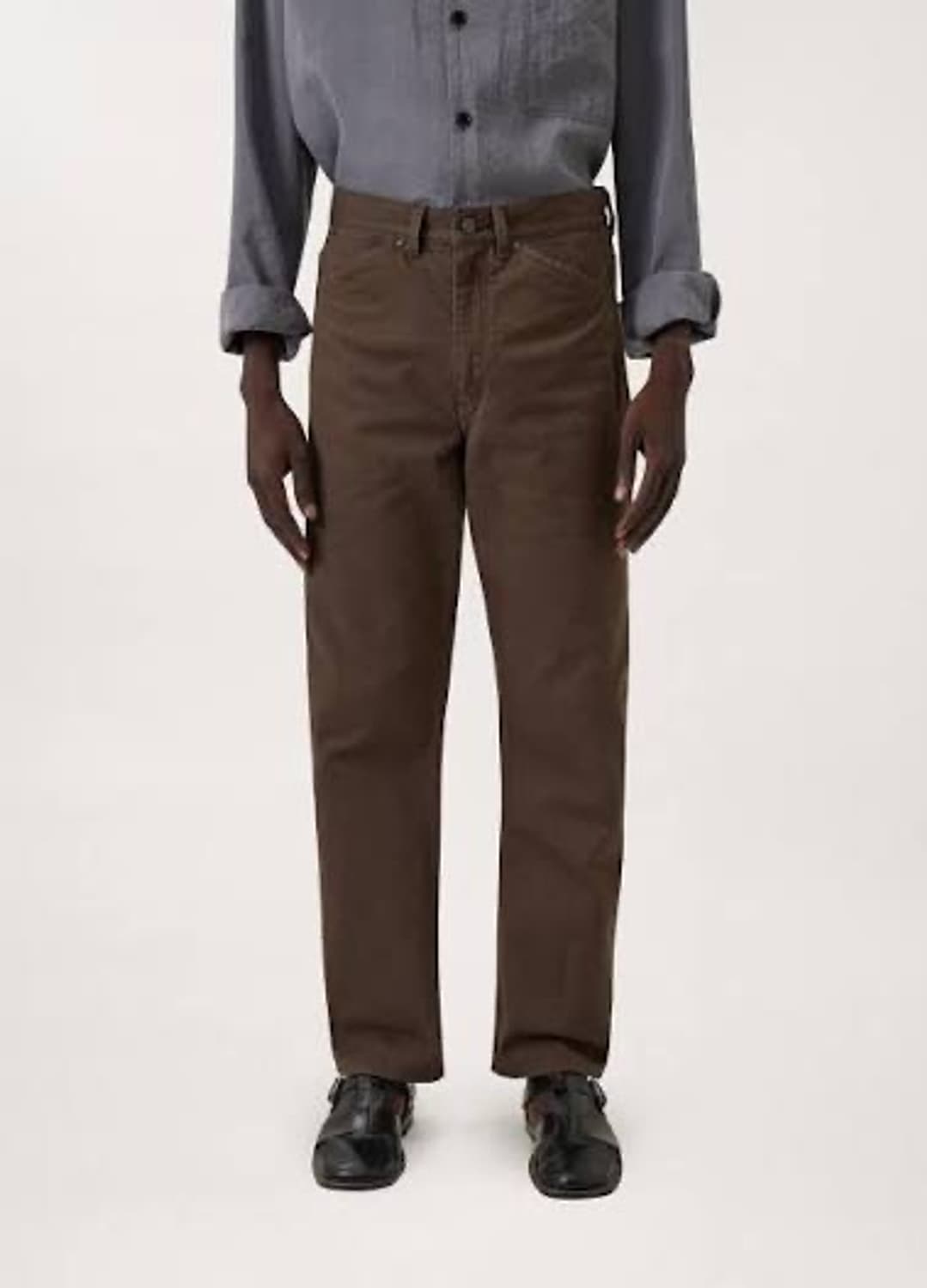 르메르 심리스 진 다크브라운 46사이즈 상품이미지4