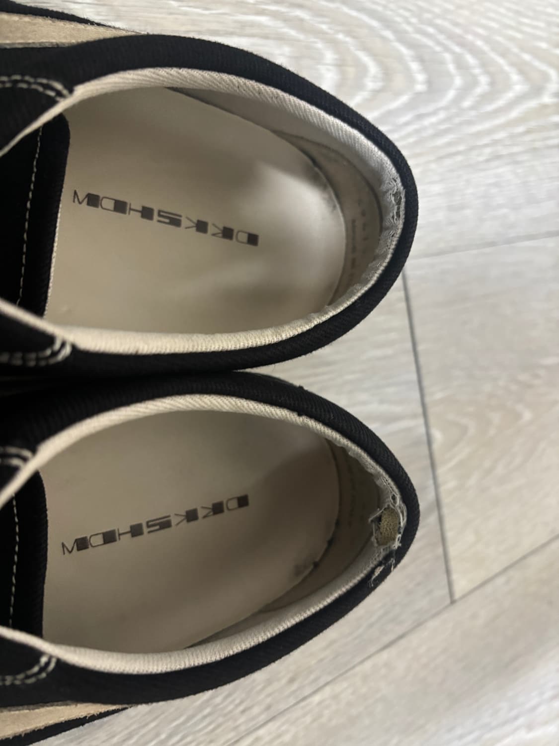 300) 릭오웬스 반스 캔버스 스니커즈 상품이미지5