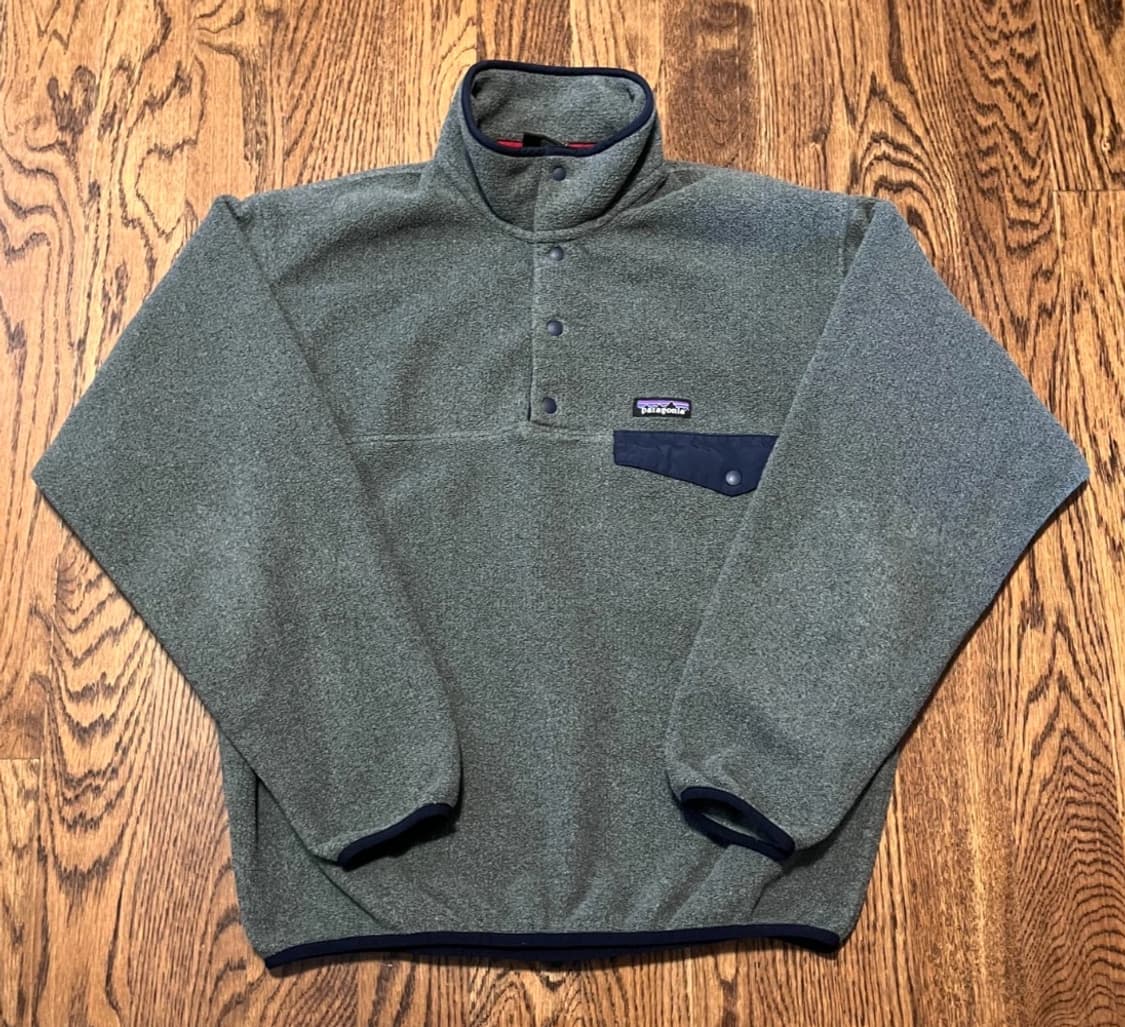 00s 파타고니아 신칠라 스냅-T 카키그린/네이비 니카라과 상품이미지1