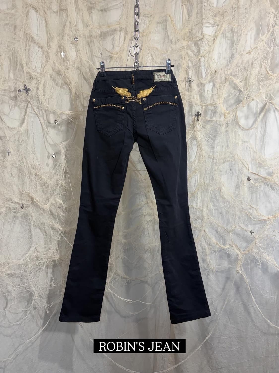 ROBIN'S JEAN Y2K wing low-rise pants 상품이미지1
