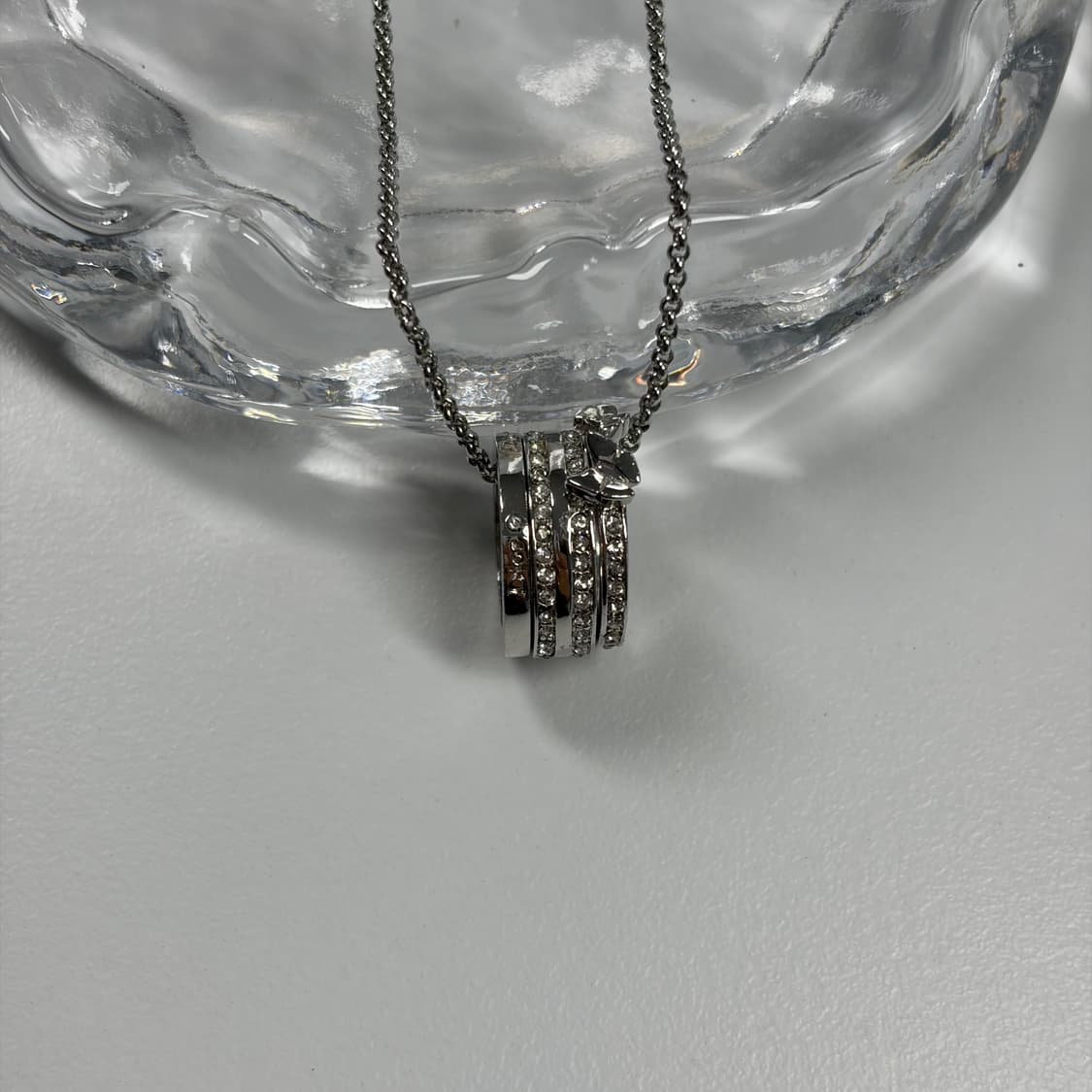 디올 트리플 링 목걸이 상품이미지2