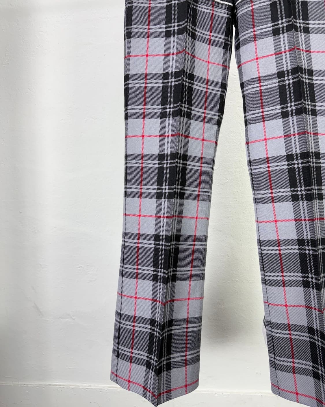 메릴 로게 블랙 타탄 컷오프 데님 팬츠 상품이미지4