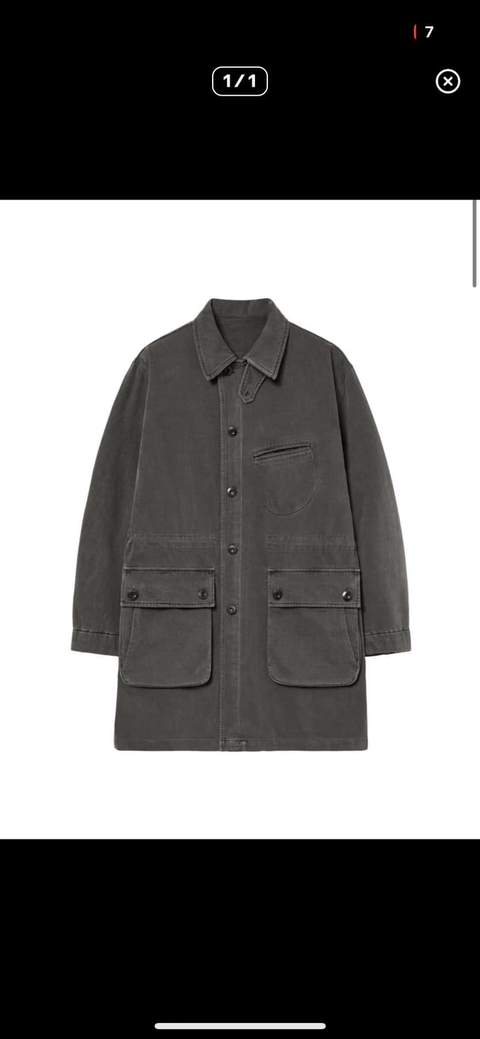 (구매) 해칭룸 밀 코트 그레이 2사이즈 상품이미지1