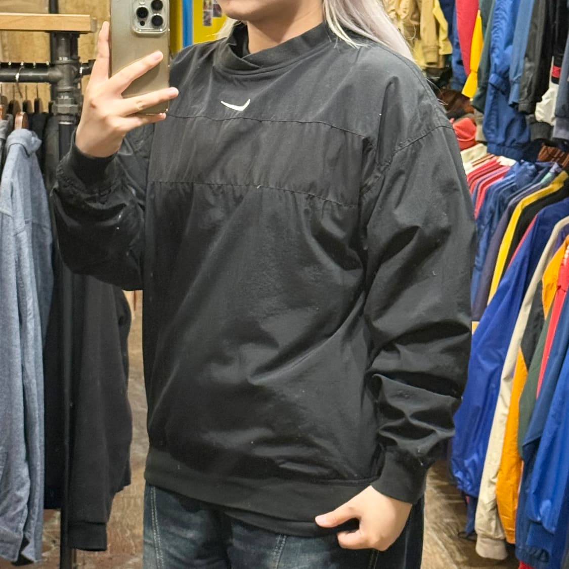 [HI] 나이키 올드스쿨 웜업 블랙  상품이미지4