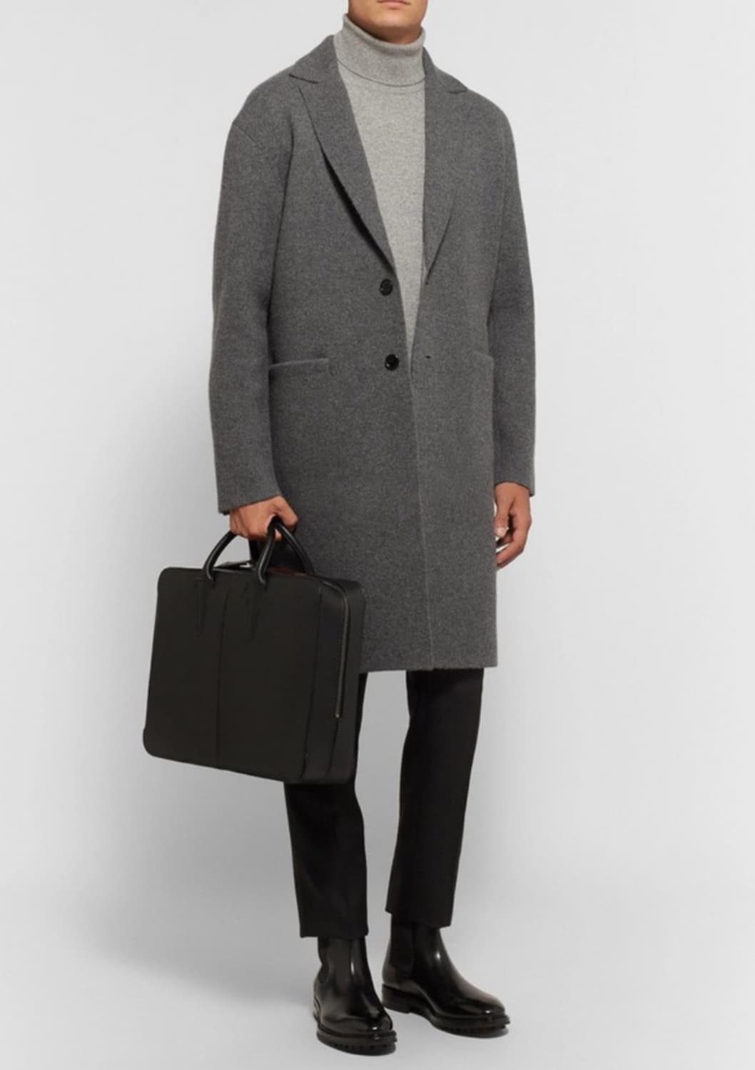 BERLUTI 벨루티 언스트릭처 오버코트(캐시미어/울)해외발송 상품이미지1