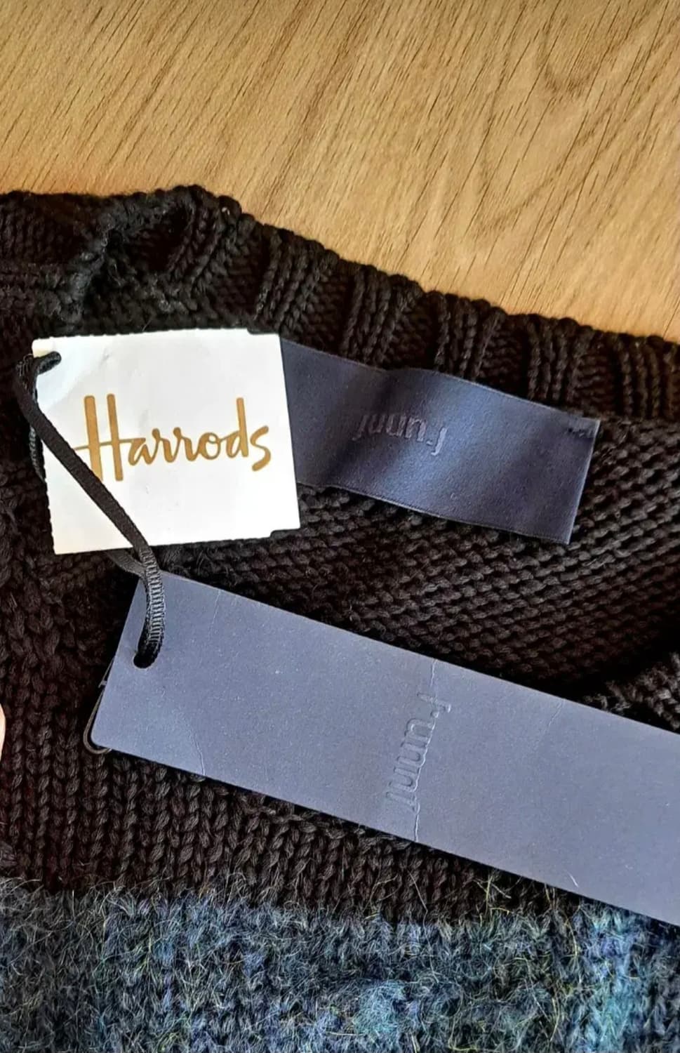 L 준지 스트라이프 그런지 니트 상품이미지5