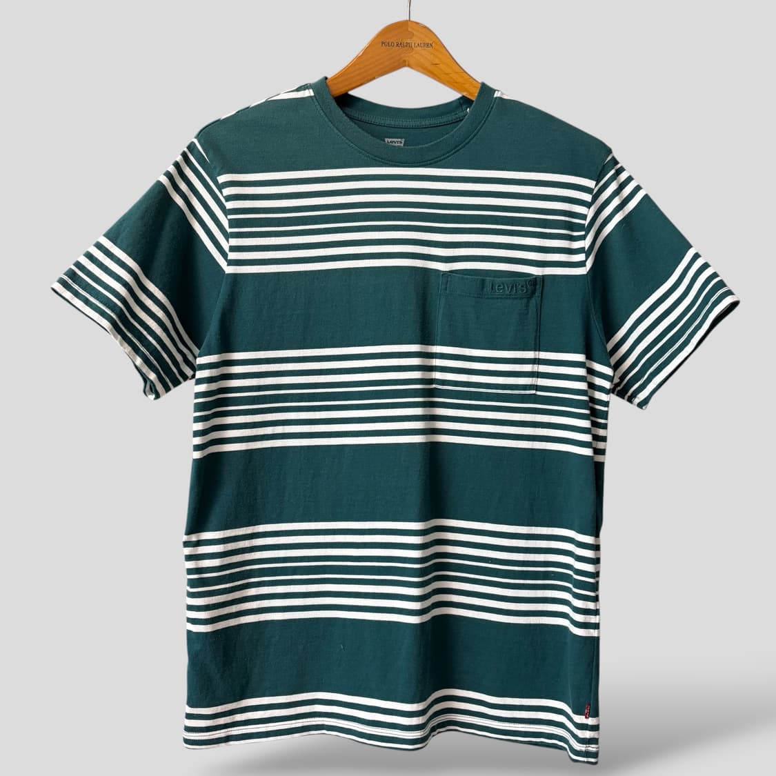 (S)Levis 리바이스 스트라이프 포켓 반팔티셔츠 상품이미지1
