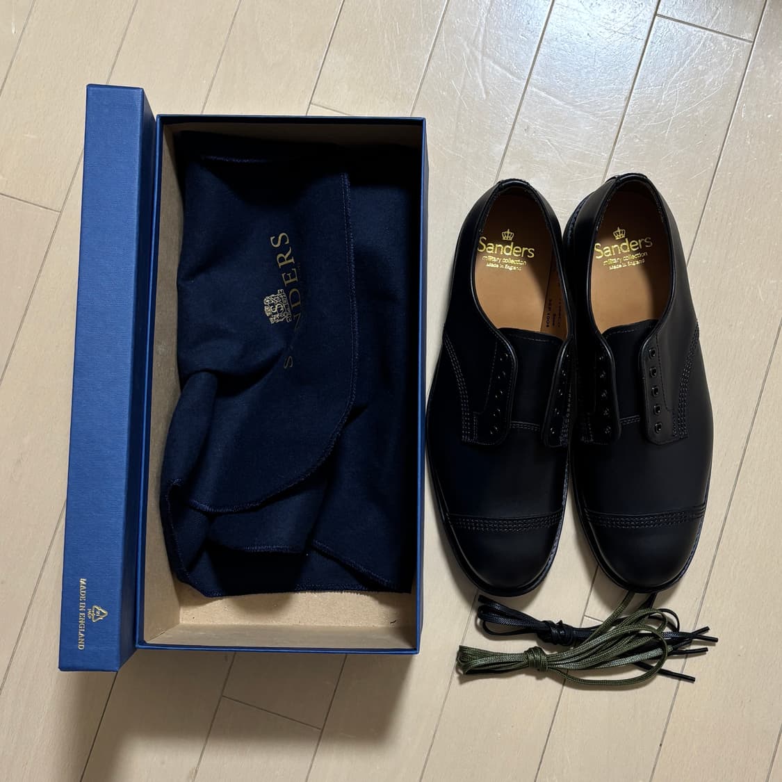 (새상품) 샌더스 밀리터리 더비 1128 카프레더 버젼 팝니다. 상품이미지3