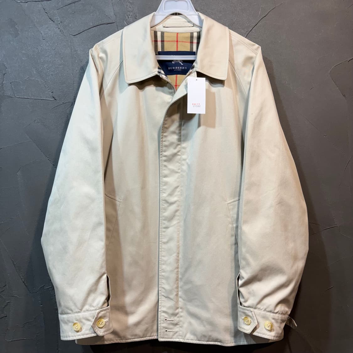 [50] BURBERRY 버버리 베이지 코튼 자켓 상품이미지1