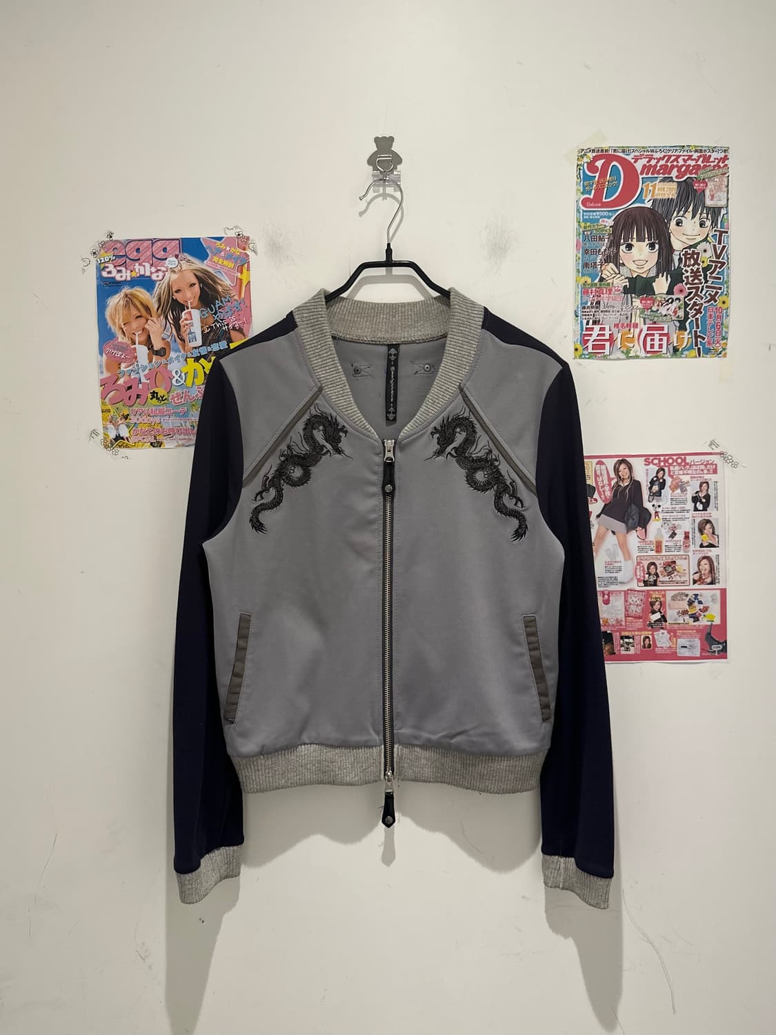 Ozz Croce Grey Oriental Zip-Up  상품이미지1