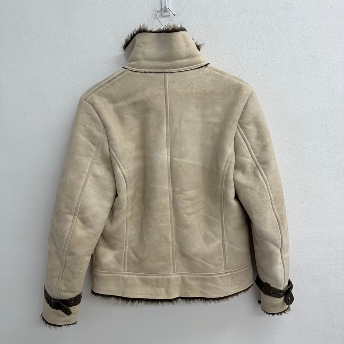 difference rupert jpn 일본 베이지 퍼 무스탕 4 상품이미지4
