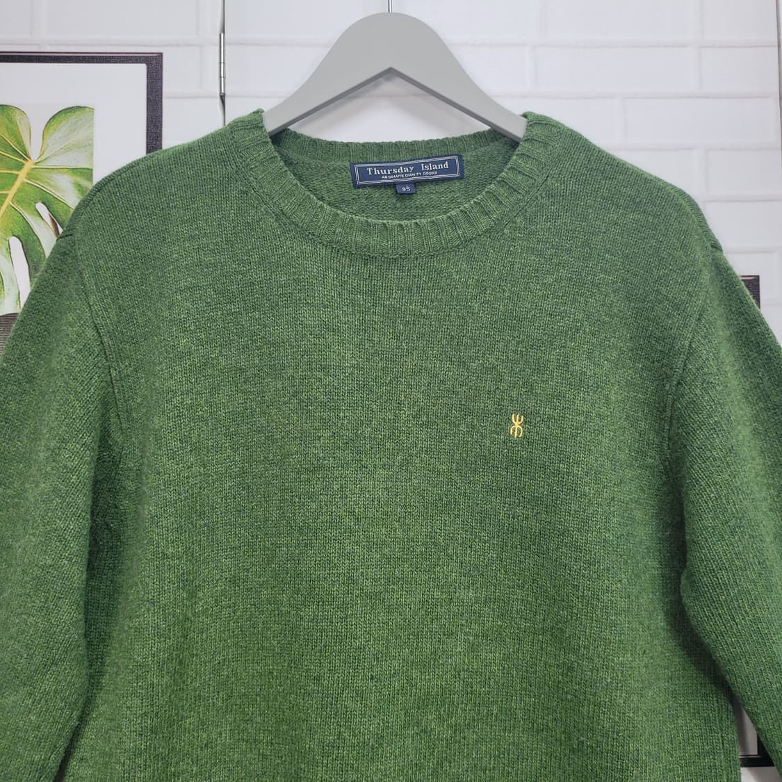써스데이아일랜드 모80% 긴팔 니트 스웨터 95사이즈 상품이미지2