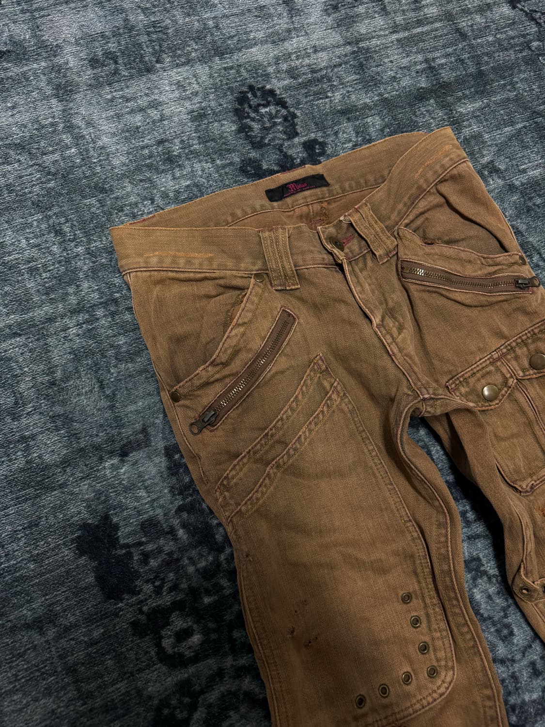 Midas 00s archive grunge gimick cargo de 상품이미지2