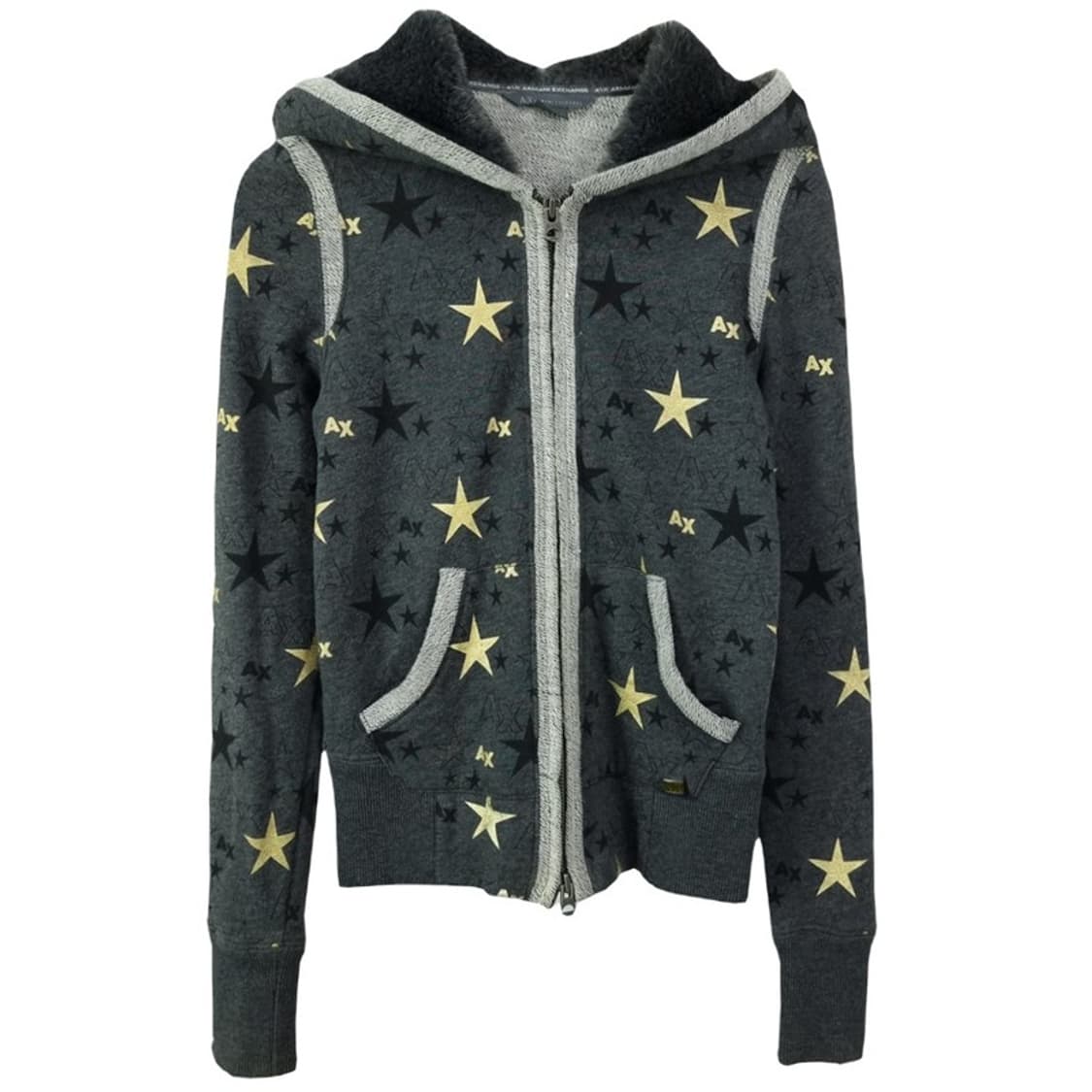 [아르마니] Y2K 빈티지 스타 패턴 슬림핏 후드 집업 P01558 상품이미지2