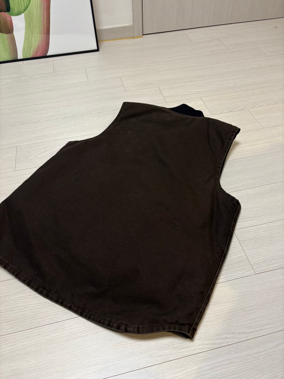 칼하트 덕 베스트 브라운 M (100-103) 상품이미지3