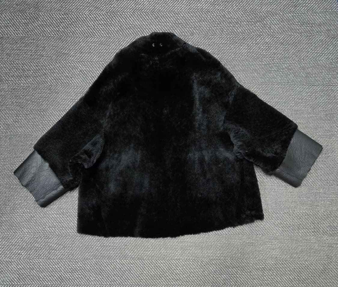 라씨엔토 천연모피 양모 무스탕 양면 숏 무스탕 코트 상품이미지4