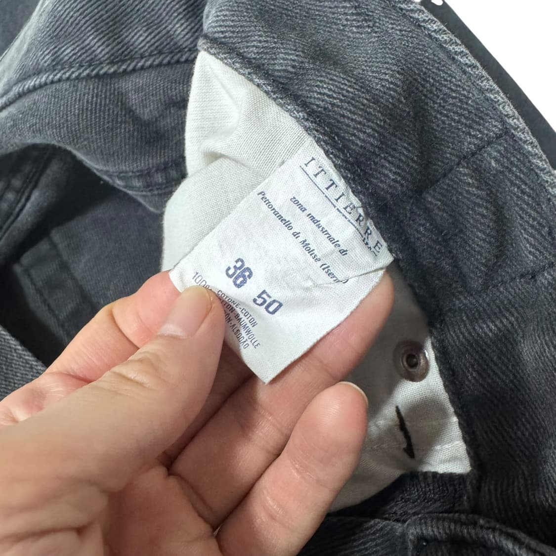 정품 베르사체 블랙 데님팬츠 상품이미지8