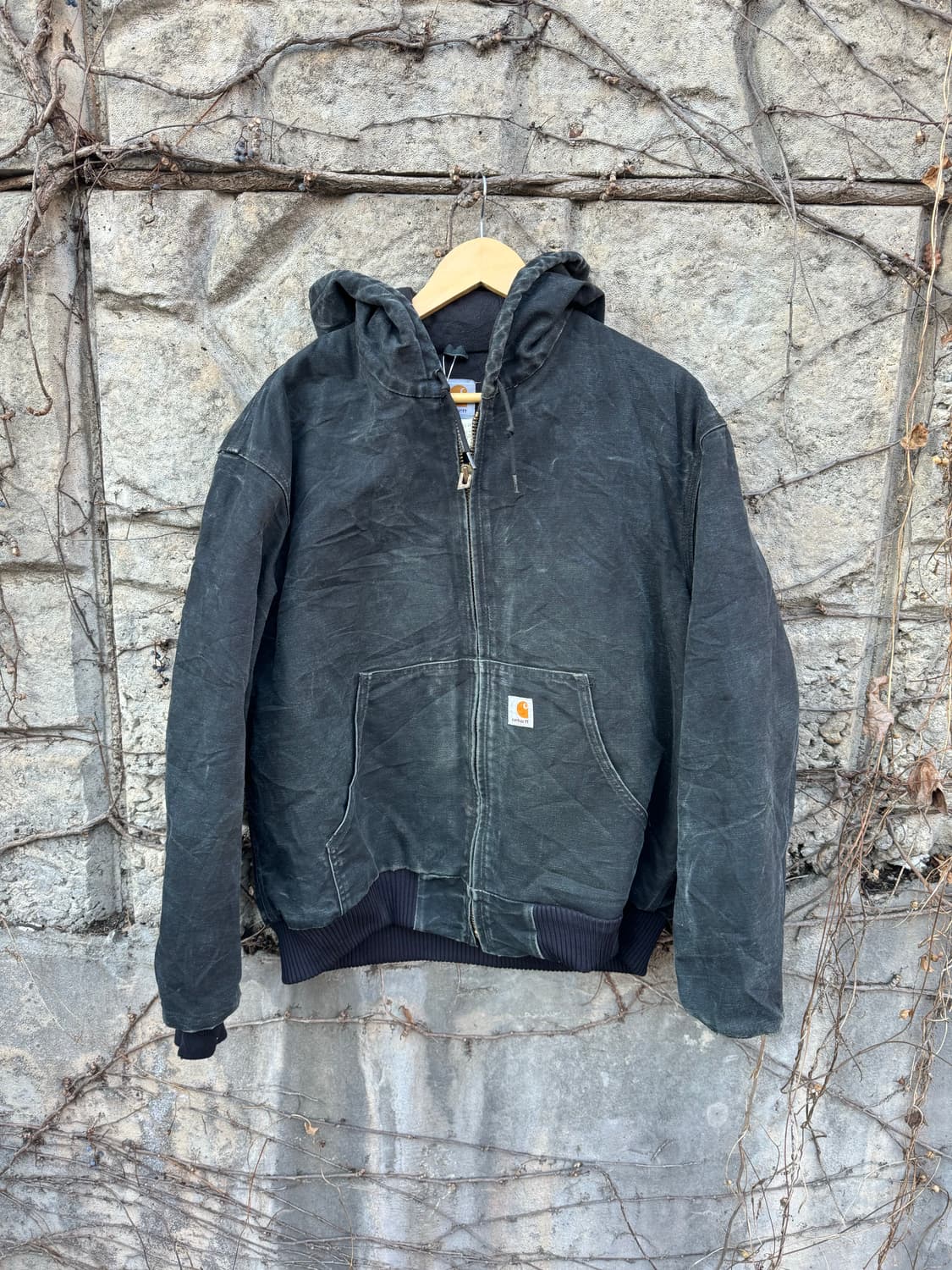 00s 칼하트 빈티지 j140 하드페이딩 덕 액티브 후드 워크 자켓 상품이미지1