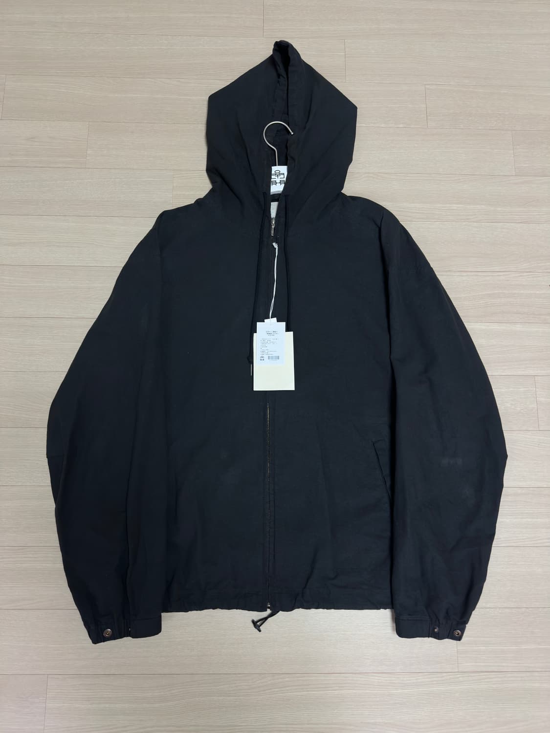 (2) 23FW 폴리테루 다이드 집후디 파카 딥차콜 상품이미지2