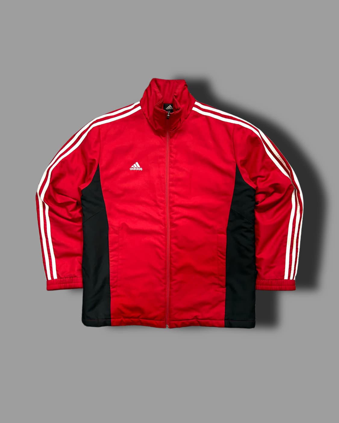 아디다스 올드스쿨 레드 블랙 바람막이 점퍼 M 상품이미지4