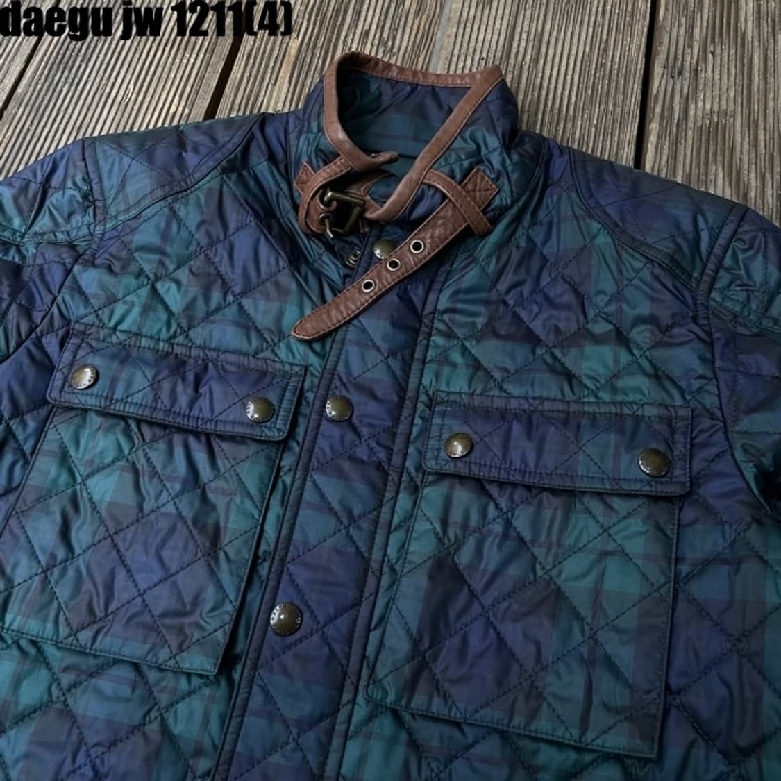 폴로 체크 자켓 상품이미지2