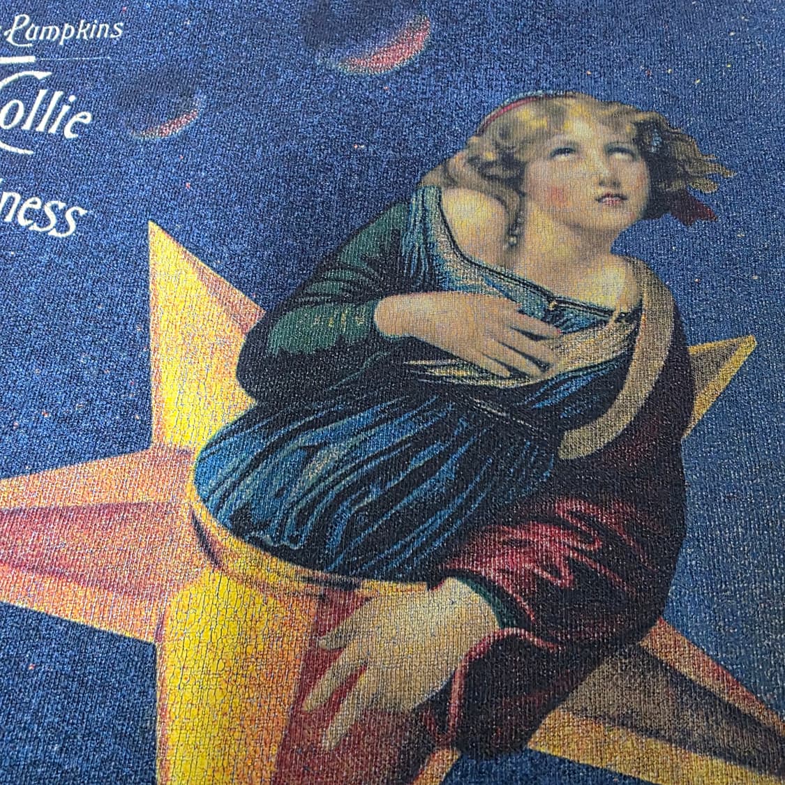 [OS] 90s 스매싱펌킨스 인피니트 새드니스 네이비 빈티지 밴드티 상품이미지3