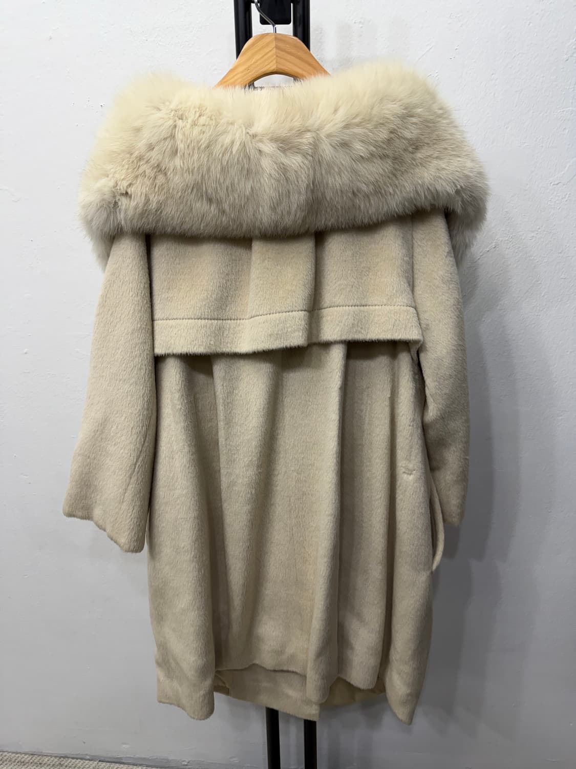 정품) 오브제 PIACENZA 베이비 라마 폭스 퍼 코트 40(66-77 상품이미지4