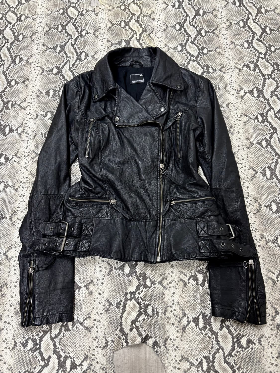 CHIC MOOD Black Side Buckle Le 상품이미지1