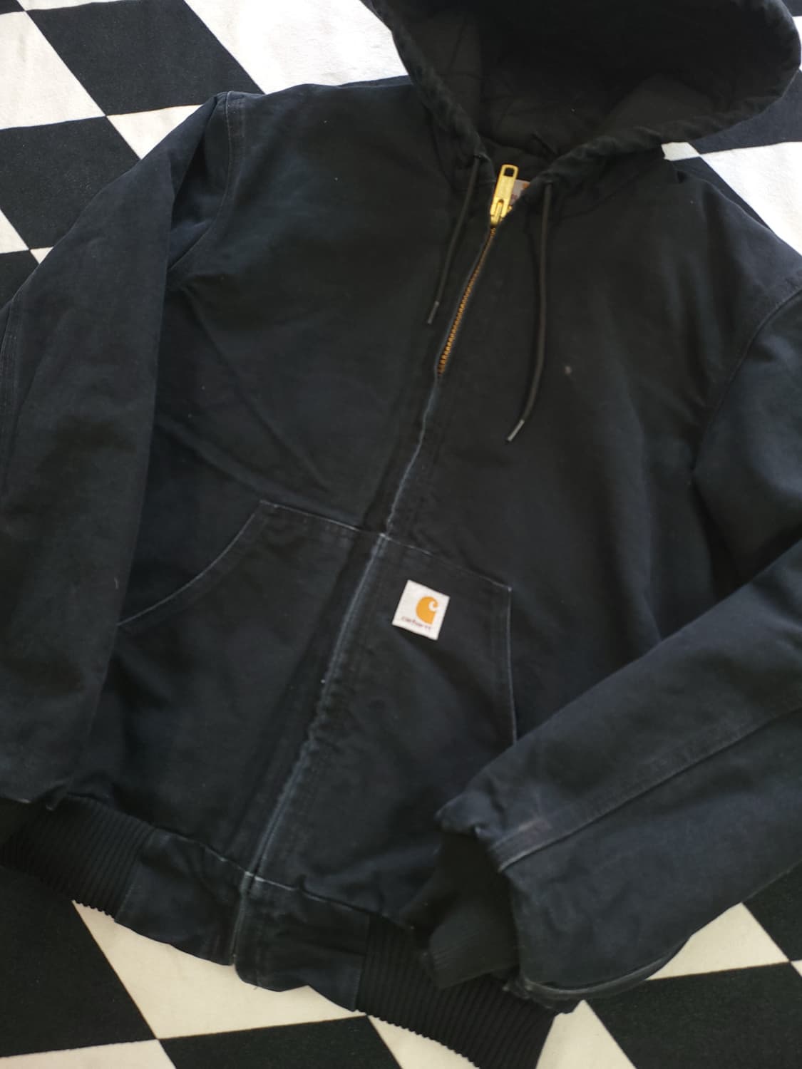 칼하트 J140 덕액티브 워크 자켓 블랙 S 상품이미지4