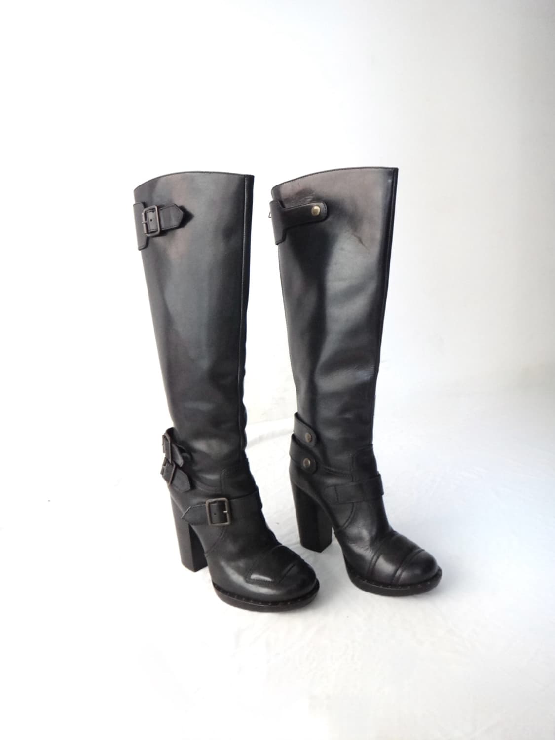 THEORY multy buckle long boots / black 상품이미지1
