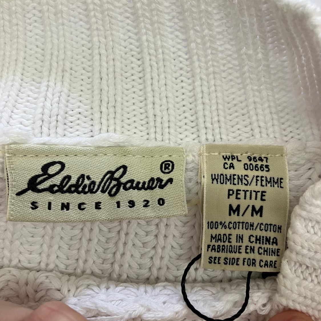 N246 에디바우어 니트 반팔 빈티지 상품이미지2