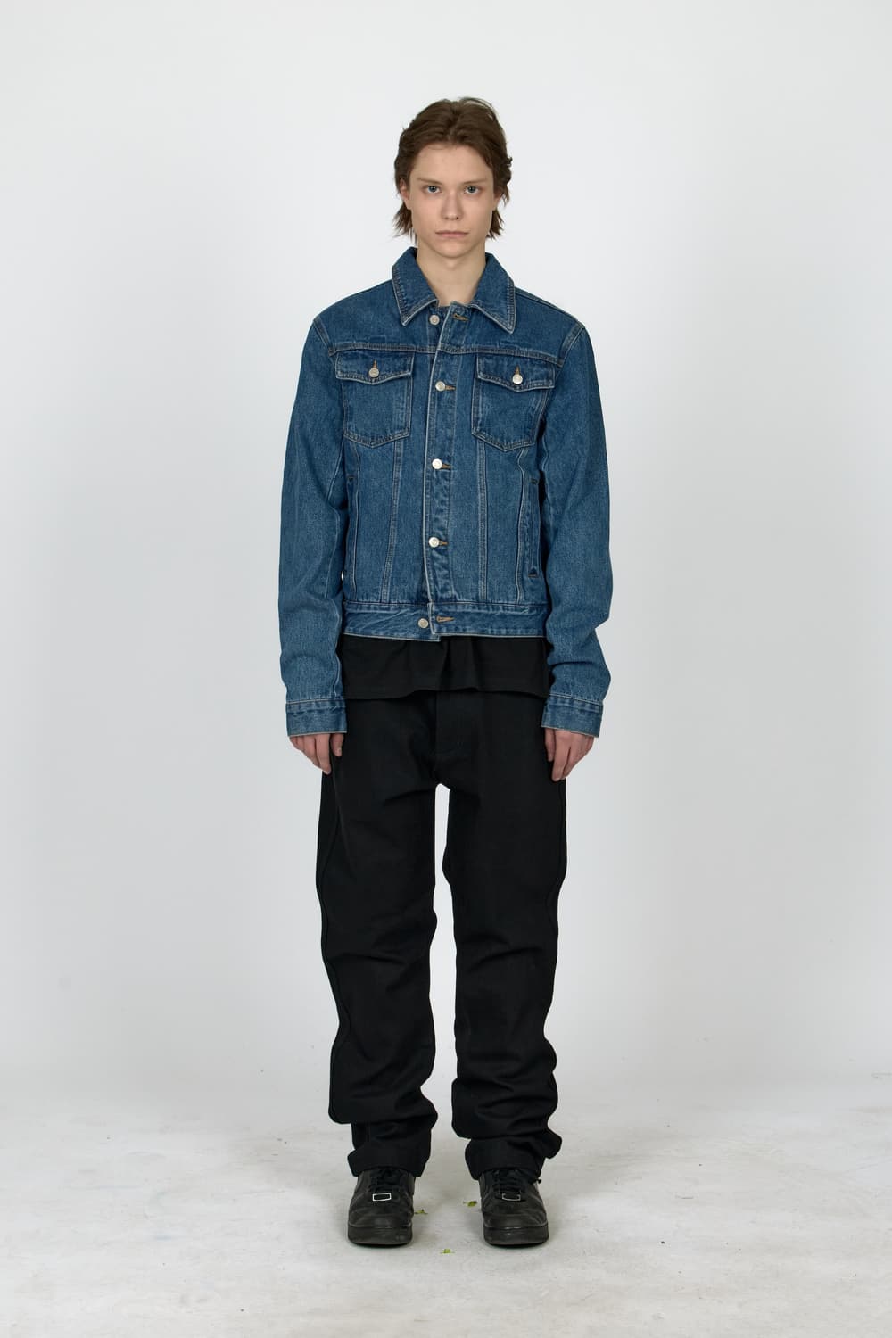 급처) 플라스틱 프로덕트 데님 자켓 L 상품이미지2