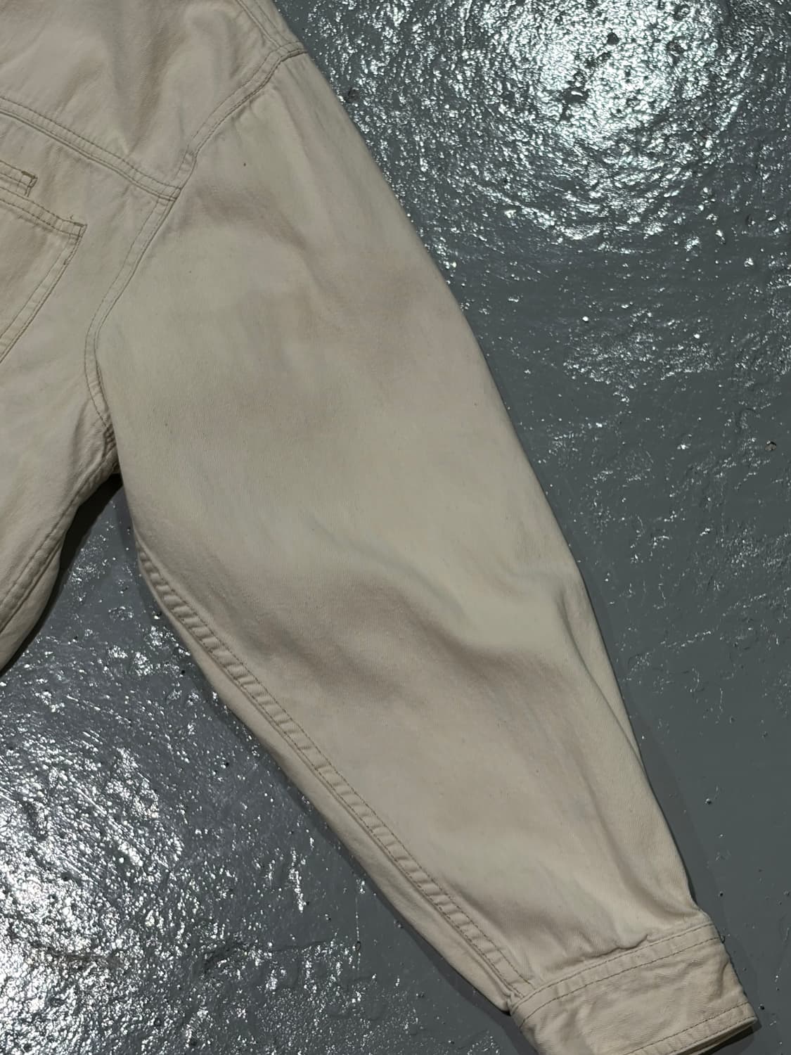 랭글러(Wrangler) HERO 빈티지 코튼 데님 화이트 셔츠 상품이미지9