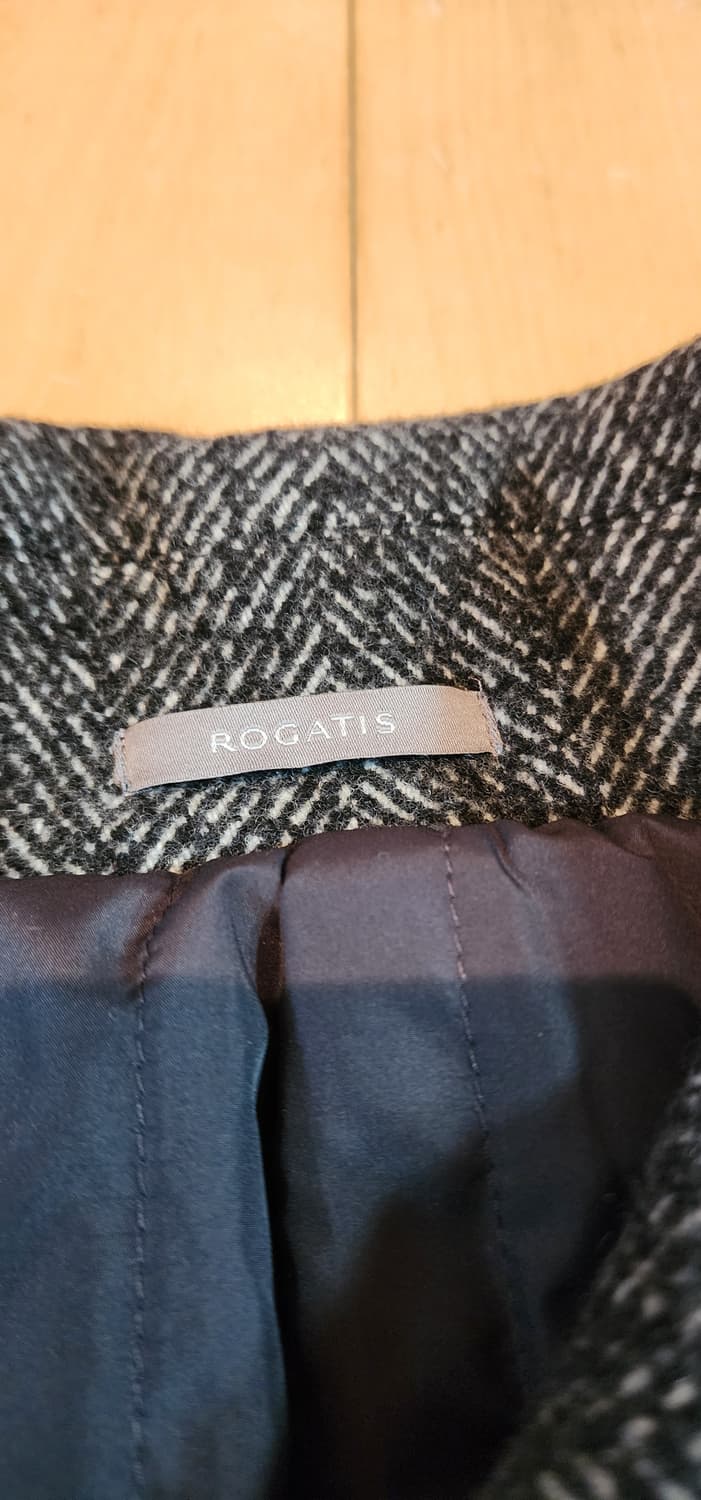 (새상품)로가디스 헤링본 발마칸 코트 110 상품이미지6