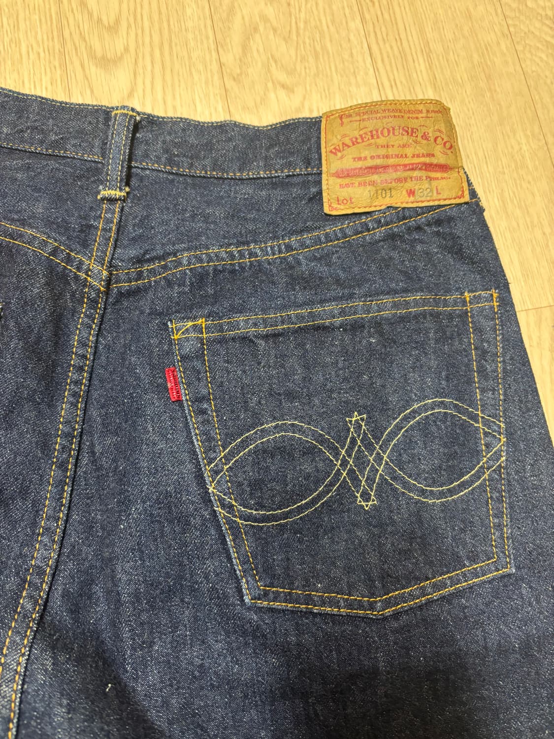 웨어하우스 LOT 2ND-HAND 1101 ONE WASH 32 상품이미지3