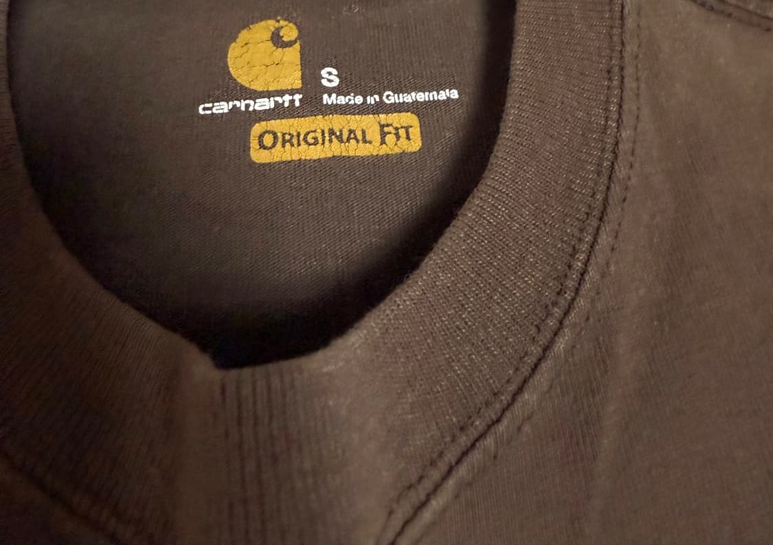 Carhartt K87 Brown Pocket Tee 상품이미지3