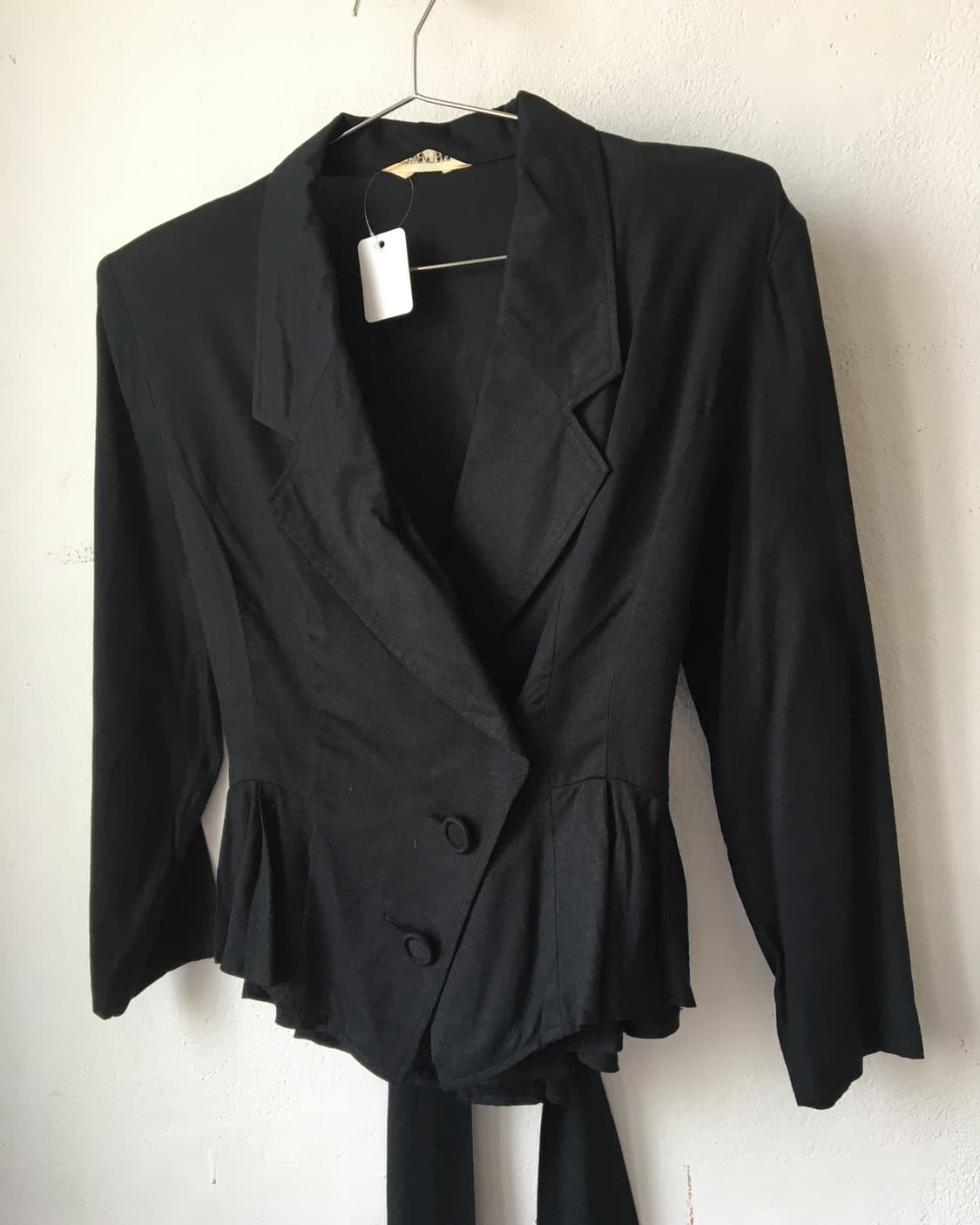 Flare line point tied wrap jacket 상품이미지4