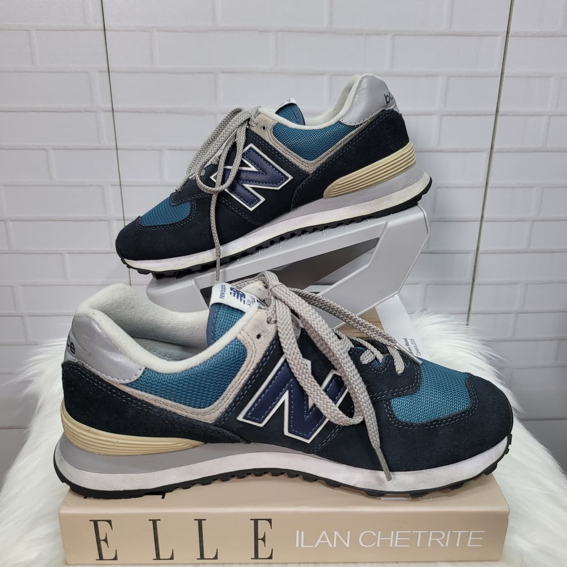 뉴발란스 574 클래식 다크 네이비 스니커즈 운동화 신발 270사이즈 상품이미지4