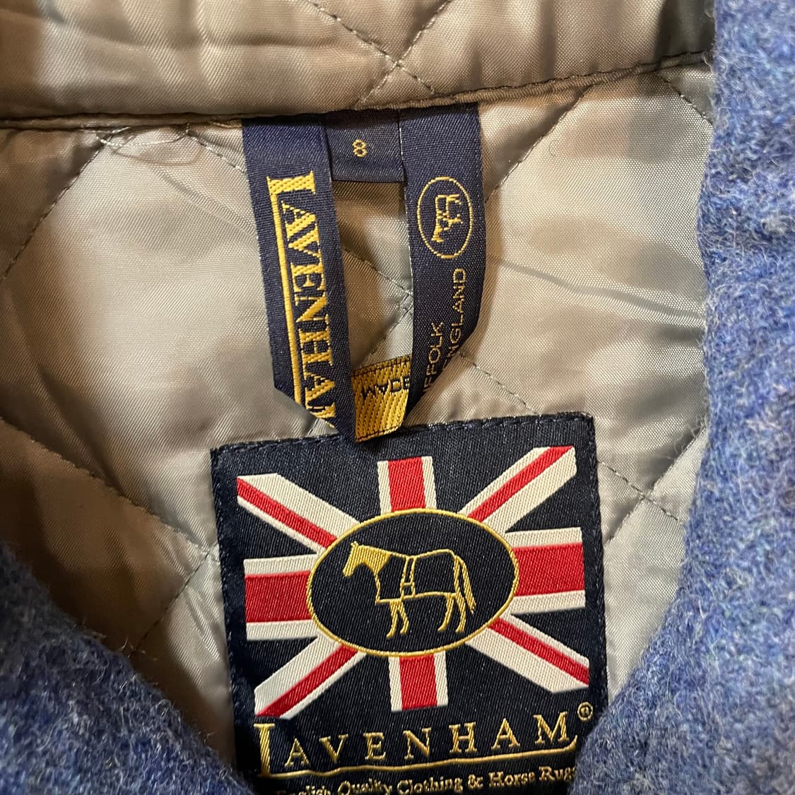 라벤햄 벨티드 퀼팅자켓 상품이미지4