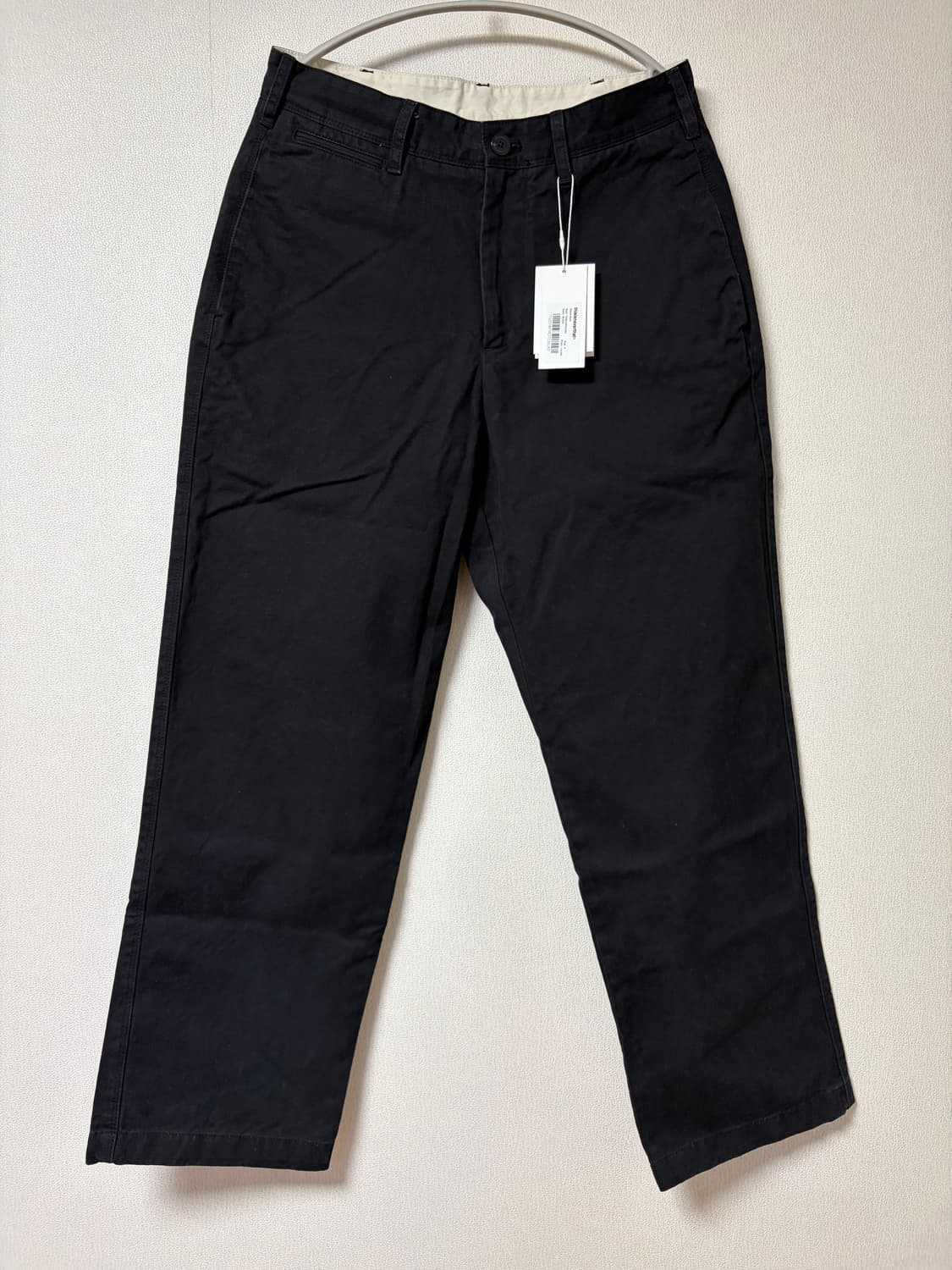 [S]25ss 디스이즈네버댓 치노 팬츠 블랙 상품이미지1