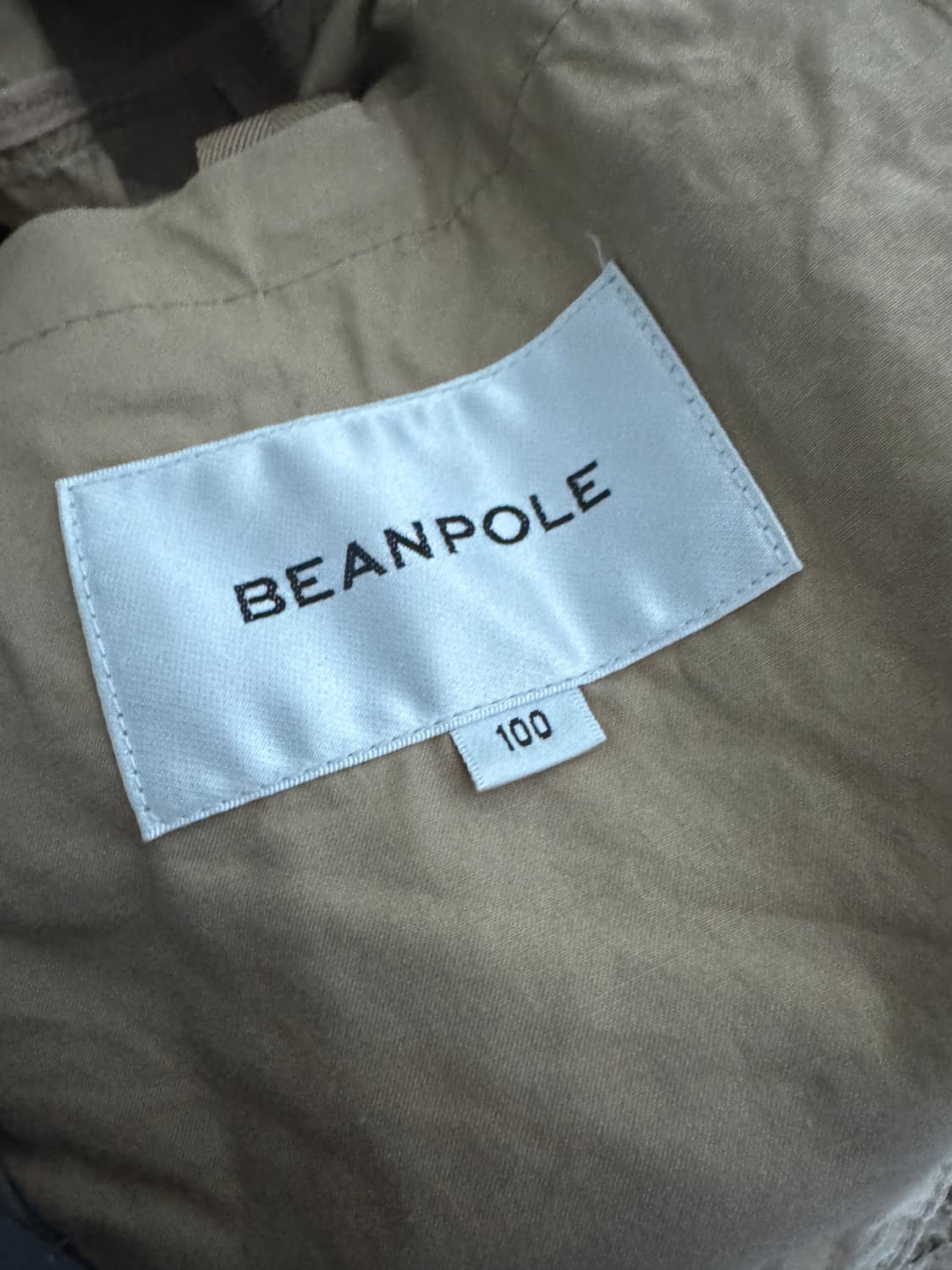 beanpole 빈폴 와팬 야상 숏 자켓 L 베이지 상품이미지4