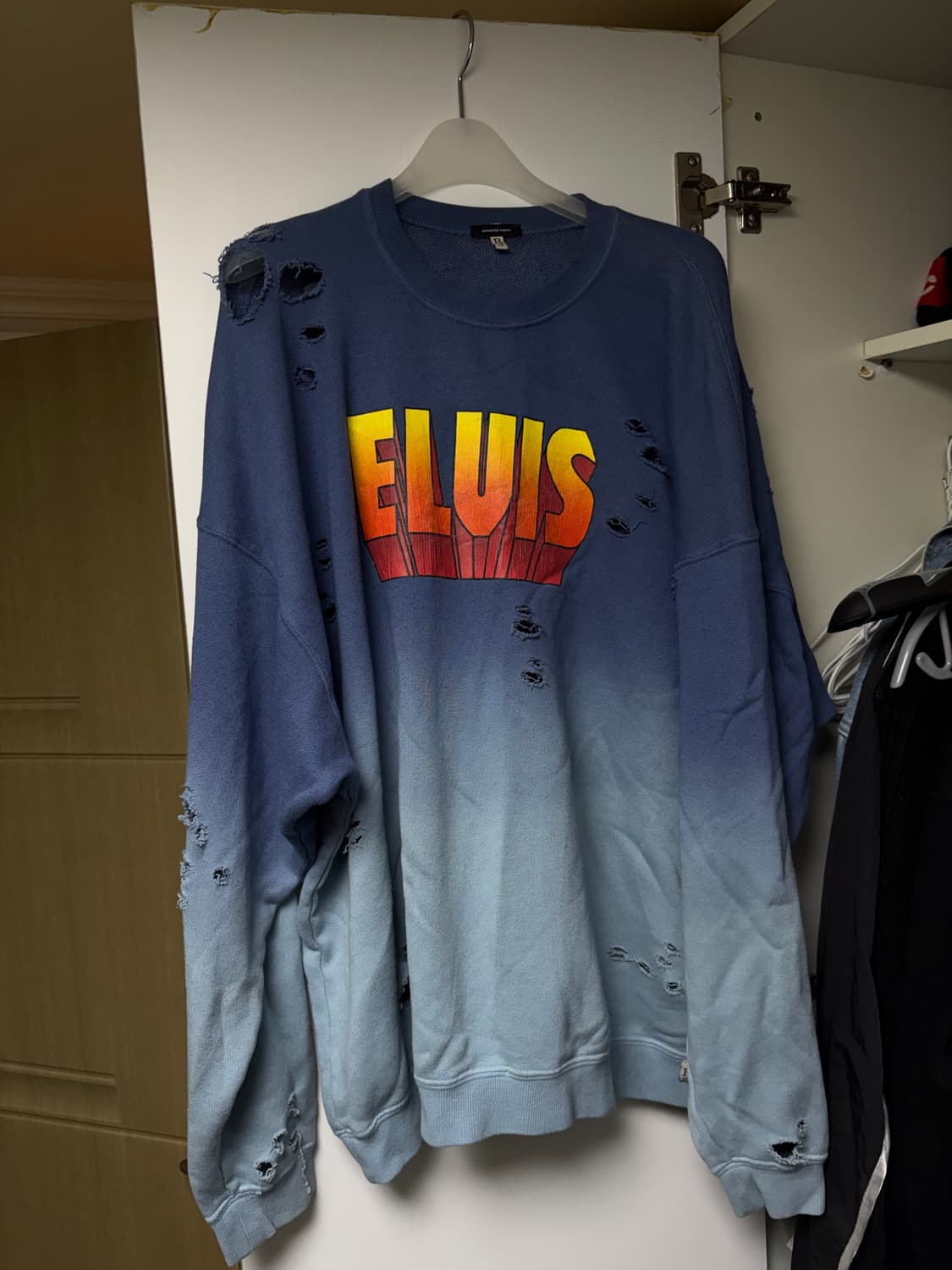 R13 알써틴 엘비스 맨투맨 상품이미지1