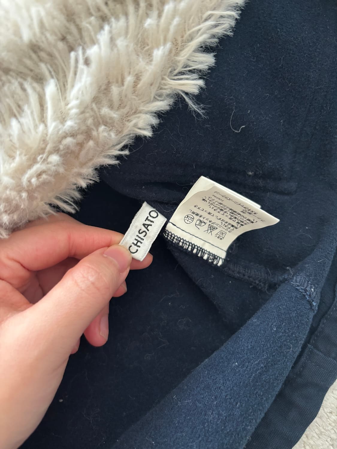 츠모리치사토 퍼 후드코트 상품이미지3