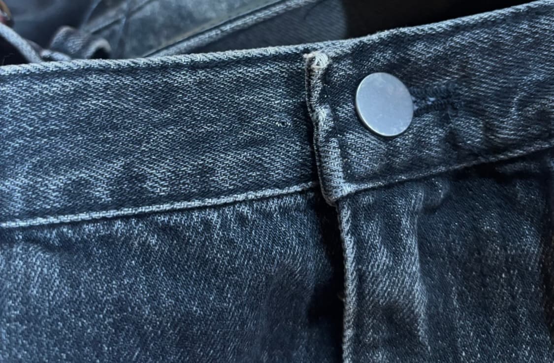 (2) 언더마이카 링클드 그레이워시드 와이드 플레어진 상품이미지5